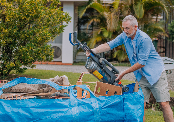 Man loading items into FLEXiSKiP